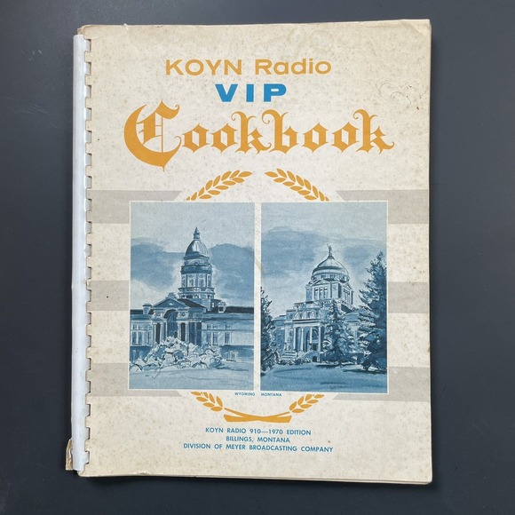 Other - VTG 1970 KFYR Radio Station VIP Cookbook Vintage Recipe Book Kitchen Collectible